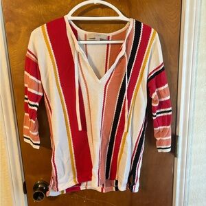 LOFT 100% Cotton Boho Top